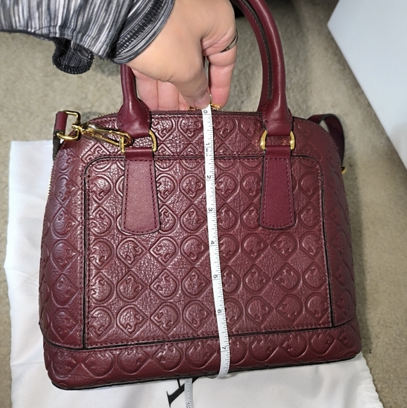 FURLA Fantastica Dome Small Ribes Embossed Leather Bag - Picture 13 of 15